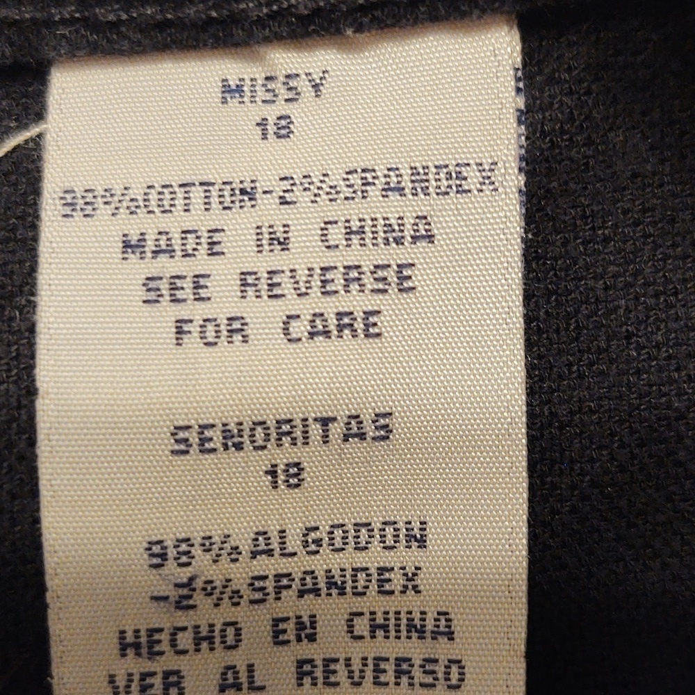 Faded Glory Stretch Women's Black Denim Shorts - Picture 4 of 9